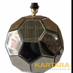 Ball Lamp Brown / Lampu hias kaca desain Bola dengan kaca coklat 