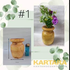 Vas bunga kayu aesthetic