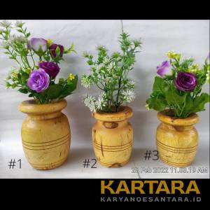 Vas bunga kayu vas bunga cantik vas bunga aesthetic vas bunga unik pas bunga murah vas bunga murah 