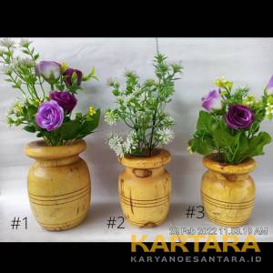 Vas bunga kayu vas bunga aesthetic vas bunga murah pas bunga kayu murah