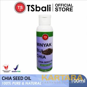 Chia Seed Oil Minyak Biji Chia100ml Food Grade 100%Murni - Carrier Oil