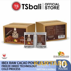 IBEX Raw Cacao Powder / Freeze Dried Cacao 25gr x 10 Sachet