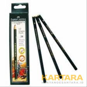 FABER CASTELL 2B 1 BOX ISI 12 PCS